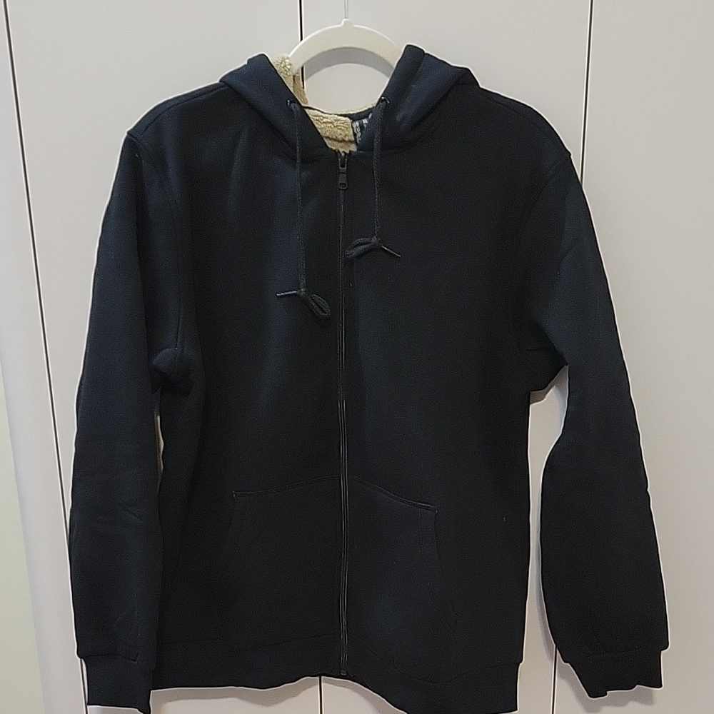NWT Black Zip-Up Hoodie